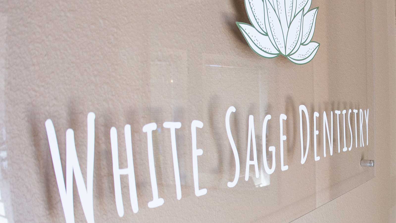 White Sage Dentistry Name with Logo